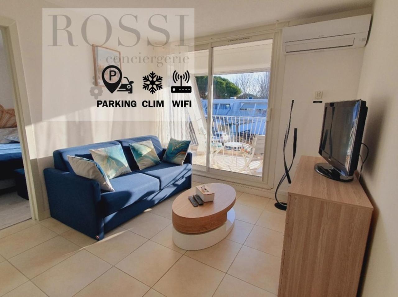 T2 West City Parking Clim Wifi 4Pers - Rossiconciergerie - Linge Inclus ラ・グランド・モット エクステリア 写真